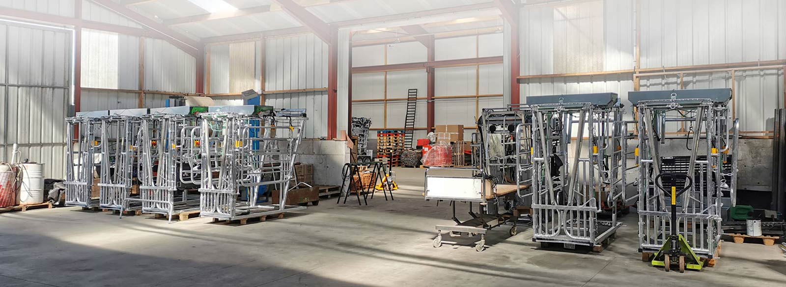 cage de parage dans l'atelier Socober